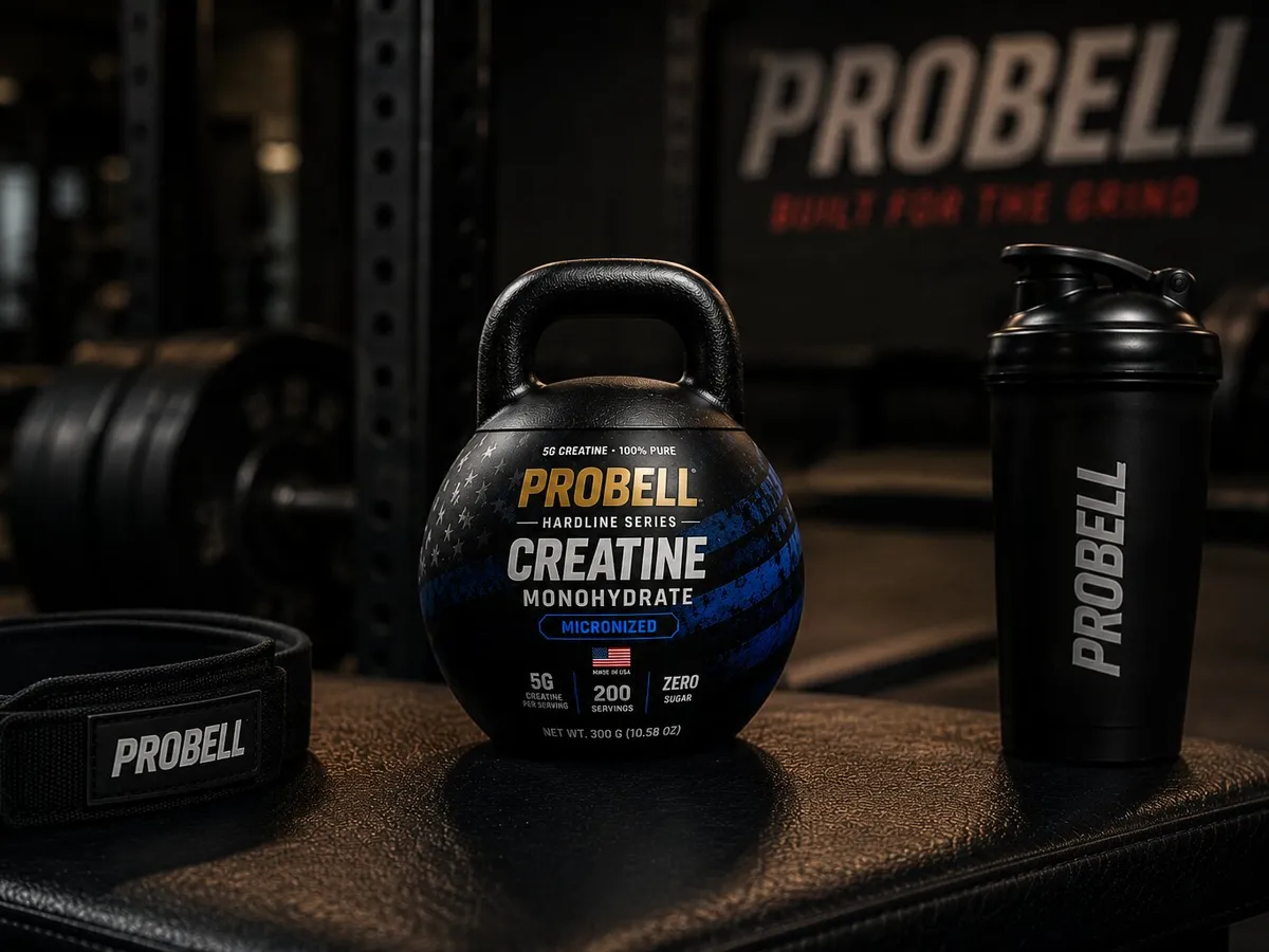 Probell Creatine in gym setting
